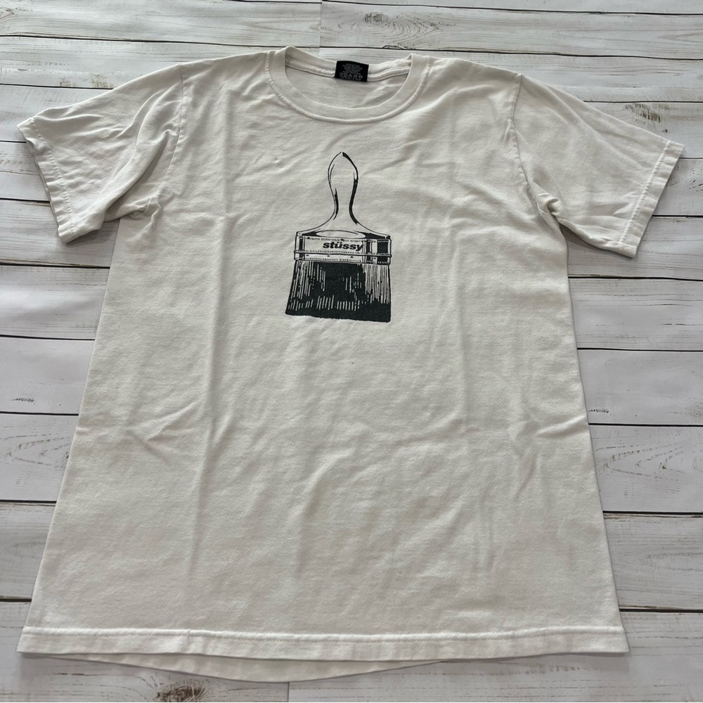 Stussy Paintbrush Graphic T-shirt Men’s Sz S